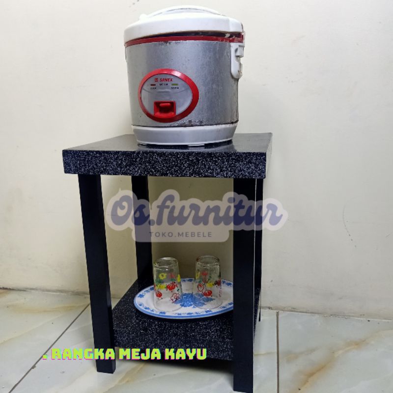 meja dispenser galon dan magicom