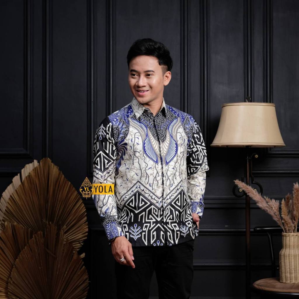 kemeja Batik Pria Lengan panjang - Baju Batik Pria - Baju Pria Baju Batik Pesta Kondangan Lengan pan