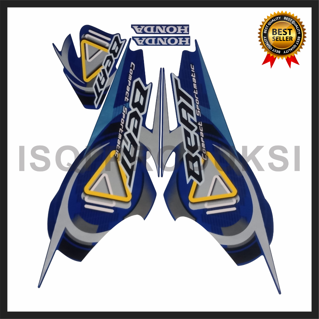 STIKER STRIPING  MOTOR HONDA BEAT KARBU 2009 LIS LES BODY BEAT KARBU 2009 TERMURAH&TERLARIS