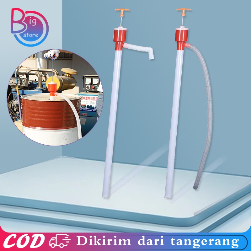 1set Pompa Drum Minyak 115cm Pompa Manual Bensin Besar Pompa Minyak Manual Pompa Sedot Manual