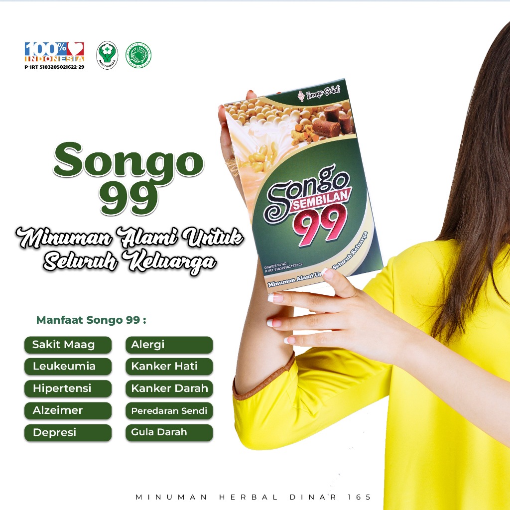 

Songo 99 - Minuman Herbal atasi Asam lambung, maag, pencernaan, Gerd, obat diet asam lambung, kronis