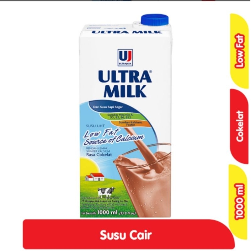 

Susu Ultra UHT Low Fat 1 L