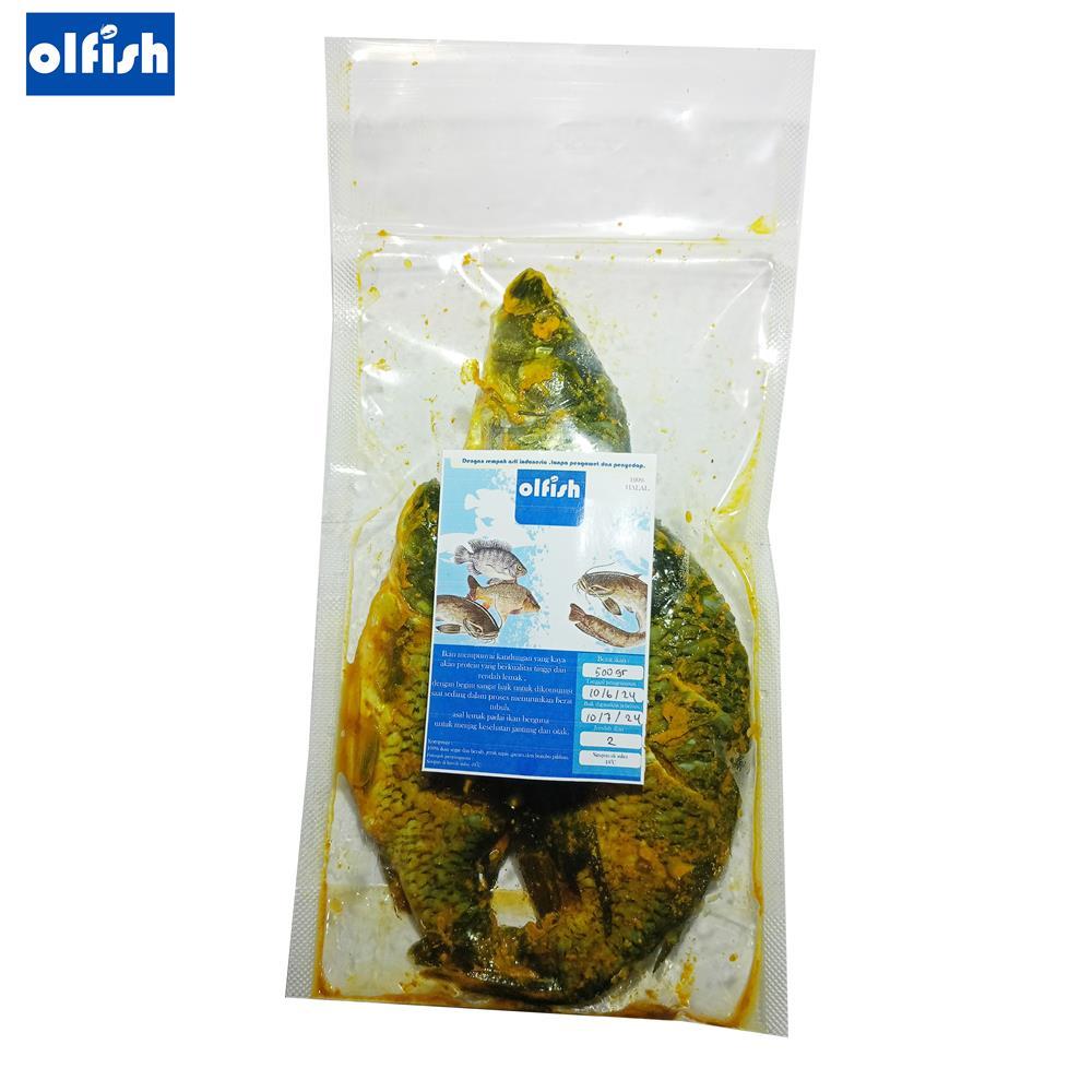 

Ikan Mas Marinasi Bumbu kuning 500 gr /2-3 ekor /OLFISH