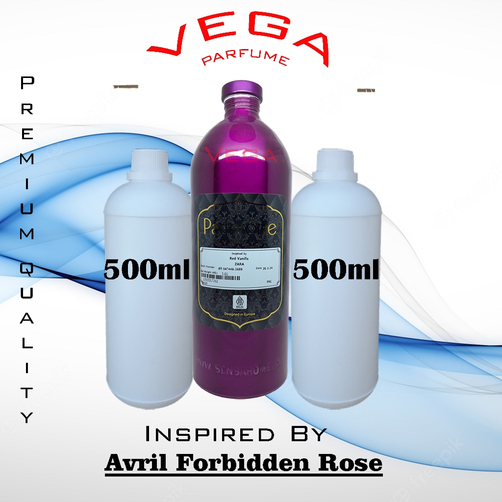 AVRIL FORBIDDEN ROSE PARFAROME PREMIUM 500ML REPACK MURNI BIBIT