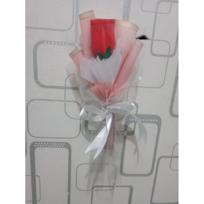 BUKET 1 TANGKAI MAWAR