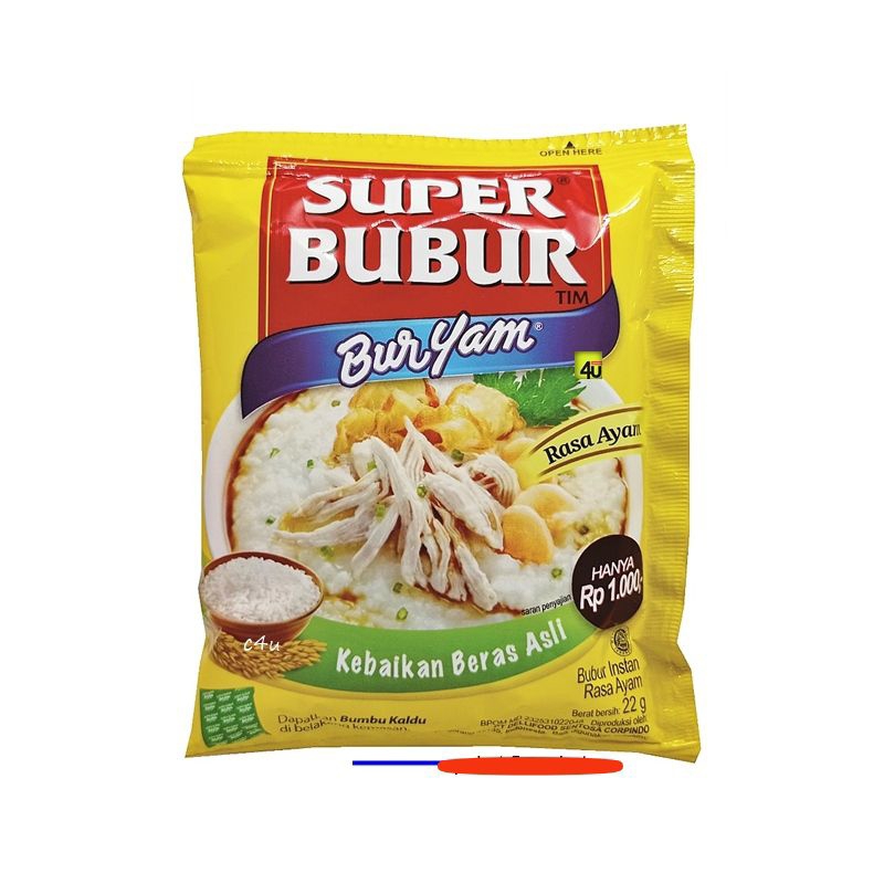 

Super Bubur 10pcs / Super bubur rasa ayam 10pcs / Buryam / Super bubur kecil