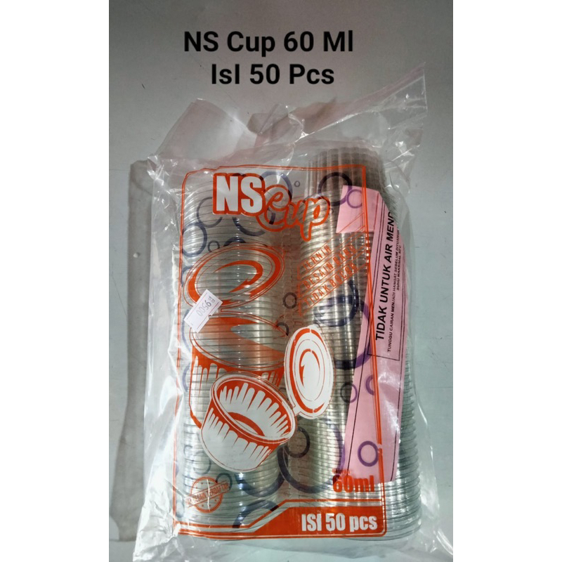 Sauce Cup NS 60ml dan 100ml