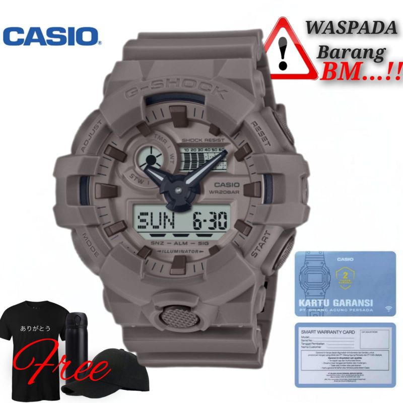 JAM TANGAN PRIA CASIO GSHOCK GA-700NC-5ADR / GSHOCK GA-700NC-5ADR ORIGINAL