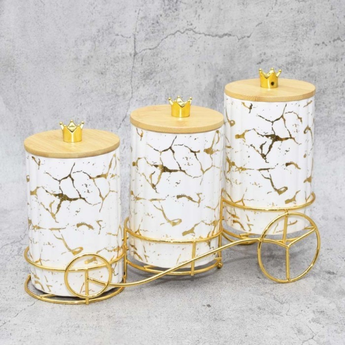 Toples Keramik Fiorenza Set 3 Pcs / Toples Sultan Marbel