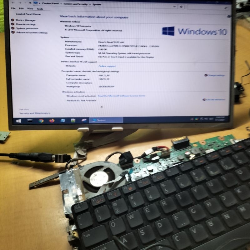 Motherboard Mainboard Mobo Mesin Normal Laptop Dell Inspiron N4050