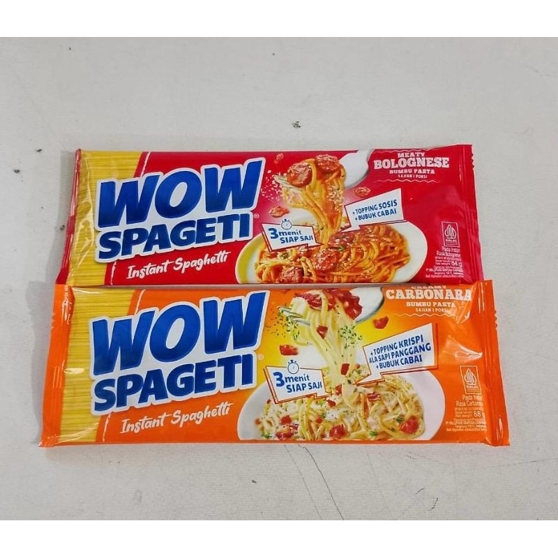 

MIE WOW SPAGETI BOLOGNESE CARBONARA 84gr