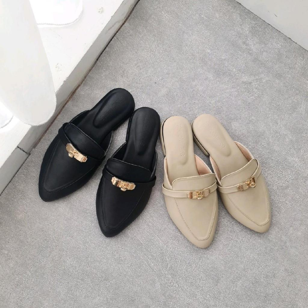 Leora Veddira - Bloomberg - Sandal Mules Big Size Jumbo - BIG SIZE JUMBO - BS Mules Variasi - SANDAL