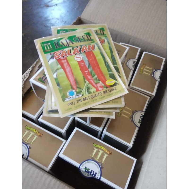 Sala'an Raja Seed Benih Cabai SALAKAN | Bibit | Salaan Benih cabe rawit merah kemasan