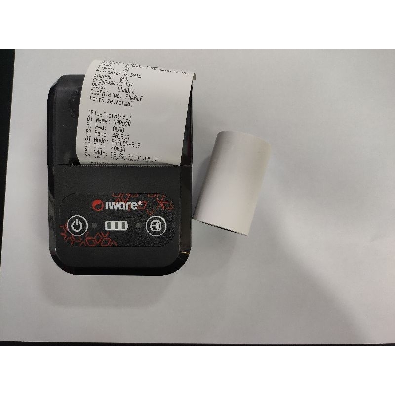 IWARE MP58 POSTEL PRINTER BLUETOOTH