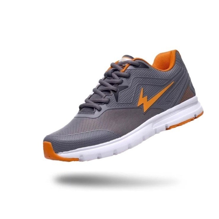 TERBATAS Sepatu Running Eagle HOVER Grey Orange Original Only Limited Editions