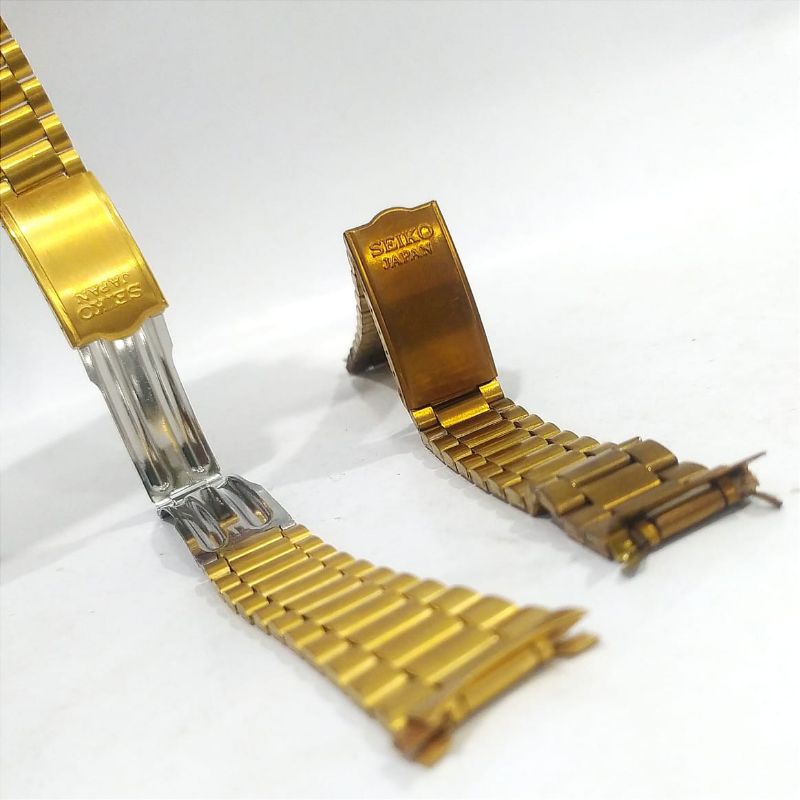 rantai jam seiko warna gold