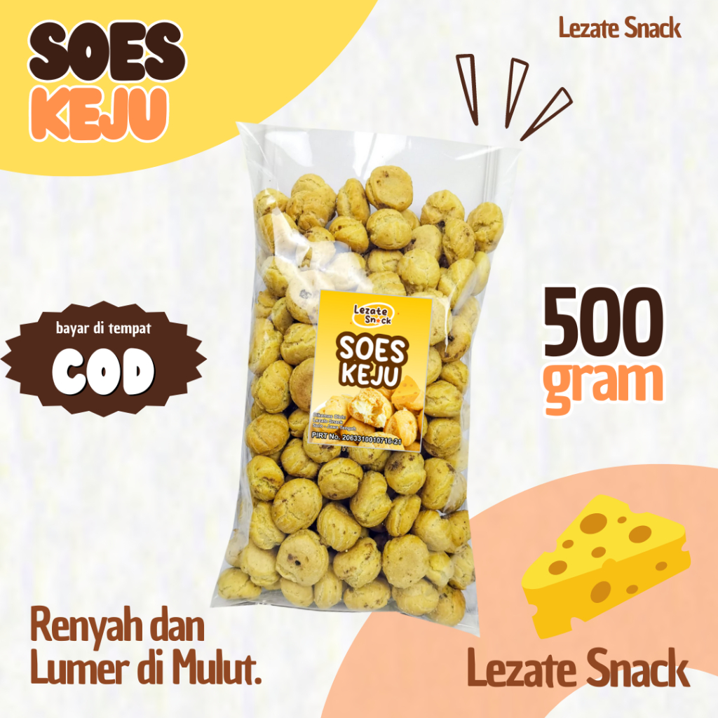 

Sedap Snack - Soes Coklat Kiloan 500gr Aneka Isian Rasa Keju Strawberry Blueberry Vanila / Sus Cokelat Sus Kering Keju Lumer