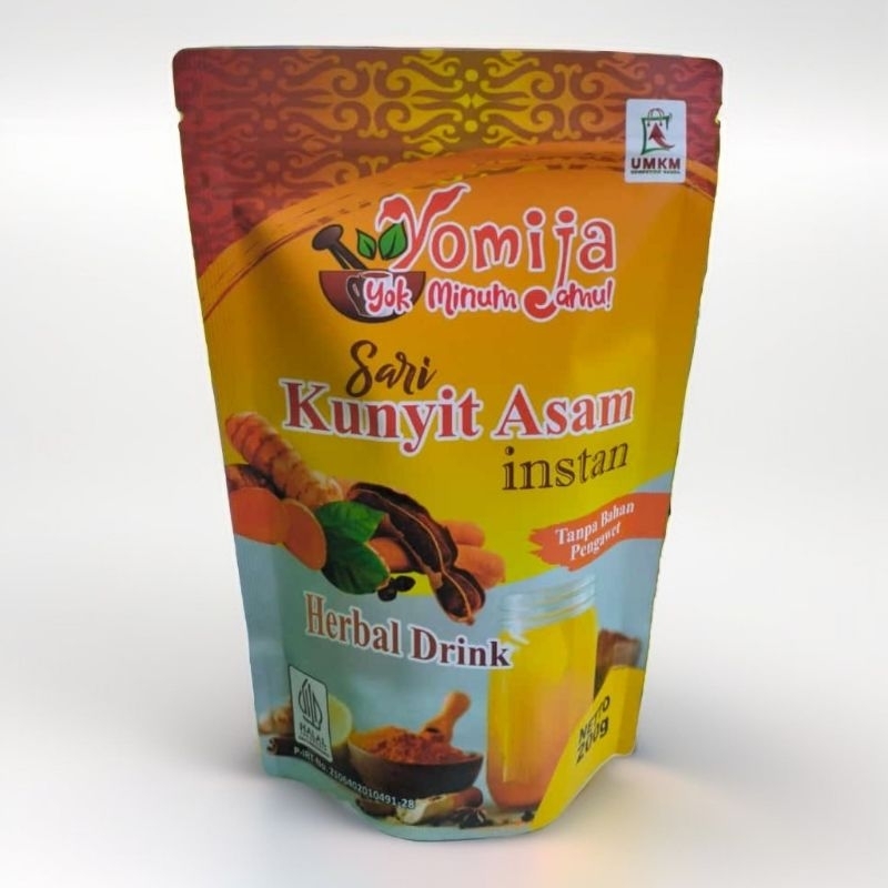 

Kunyit asam bubuk instan Yomija