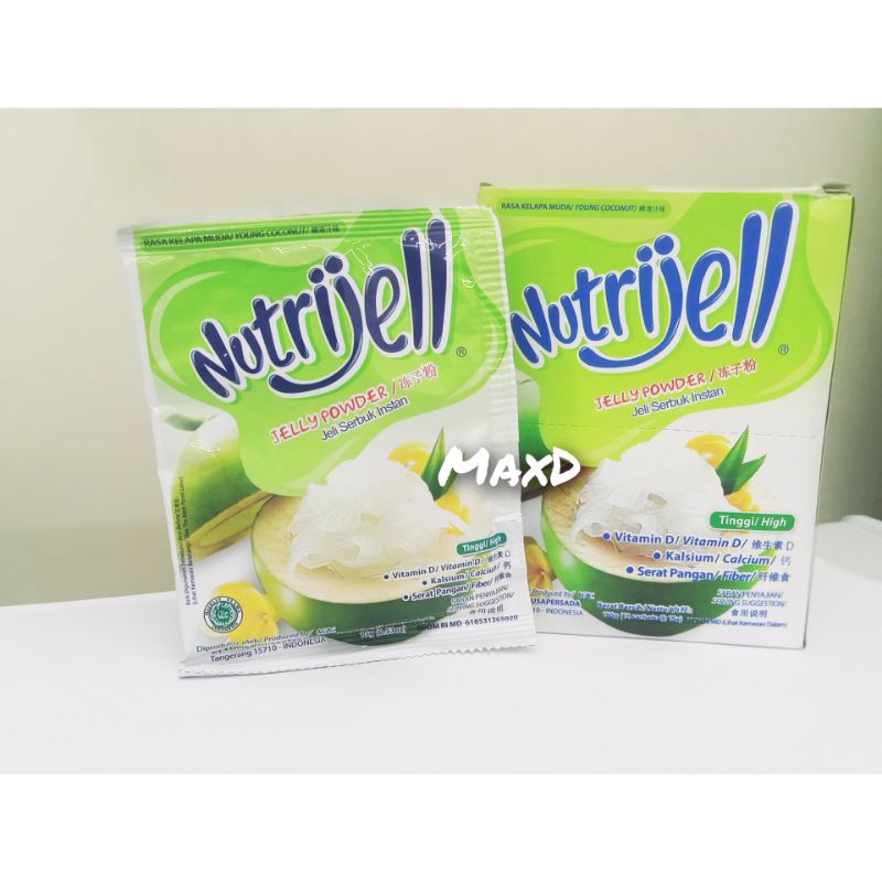 

Nutrijell Jelly Serbuk Instan Rasa Kelapa Mudah 15g×12 Pcs 1 Box