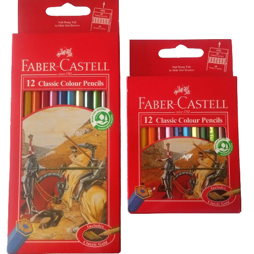 

PENSIL WARNA KAYU | COLOUR PENCILS FABER-CASTELL 12 WARNA PANJANG/PENDEK | MESADS