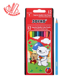 

TBMO Joyko Pensil Warna 12 CP-12PB Warna Superior Quality Color Pencils Hexagonal Grip PB