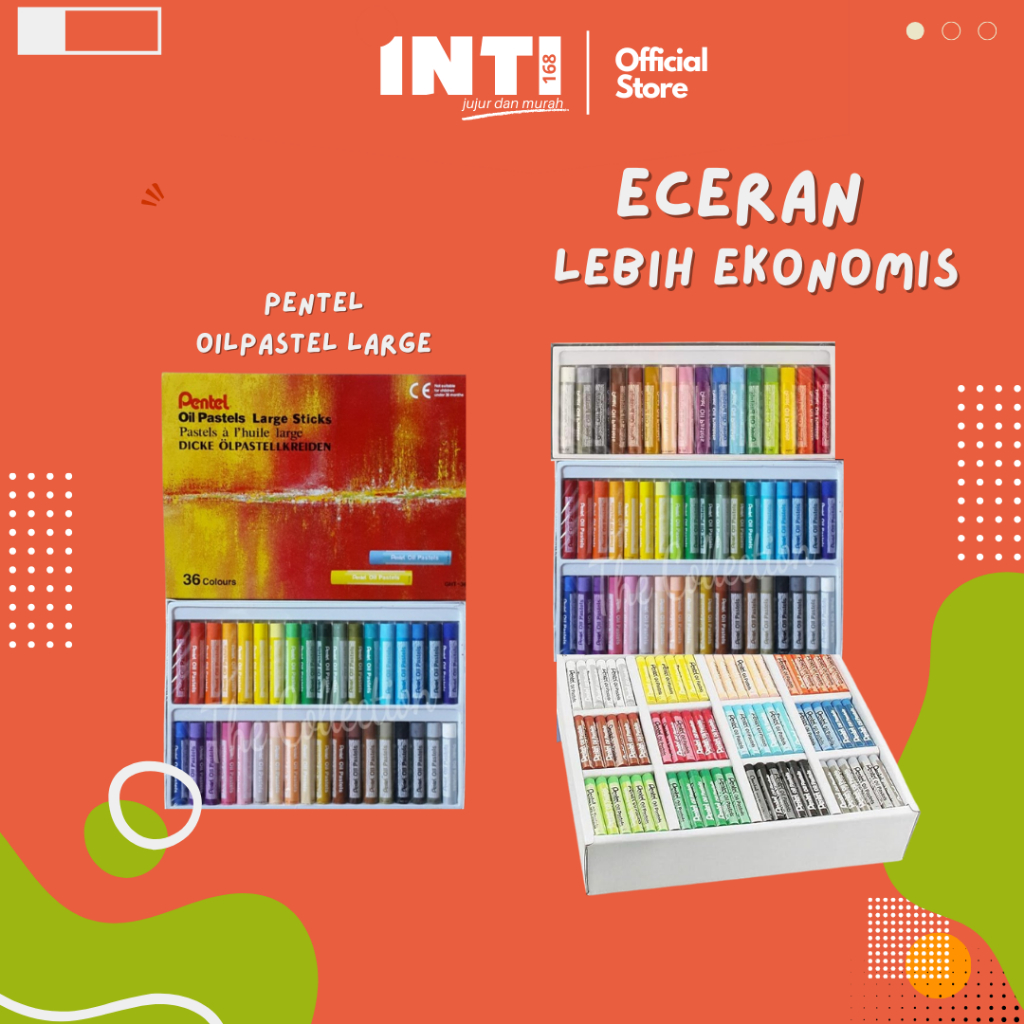 

Crayon Pentel Oil Pastels Large Sticks Eceran Satuan (1)