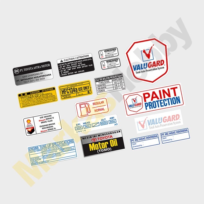 Sticker Kijang Krista Bensin Diesel Set