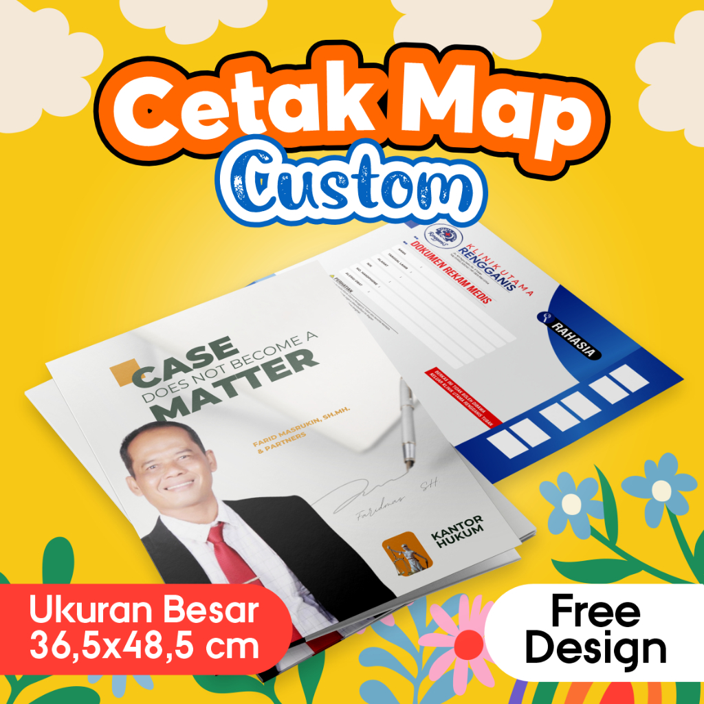 Map Sekolah/ Map F4/ Map Instansi / Map Folder / Map Dinas/ Map Custom/ Map Rekam Medis