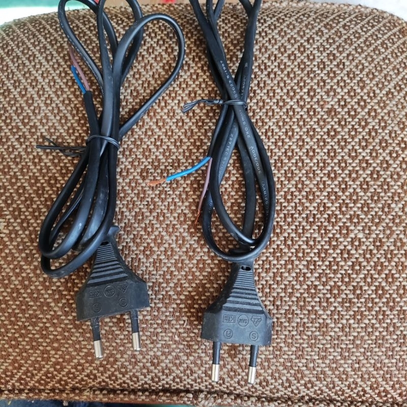 KABLE POWER STEKER COLOKAN LISTRIK MURNI TEMNAGA PANJANG KABLE 120CM