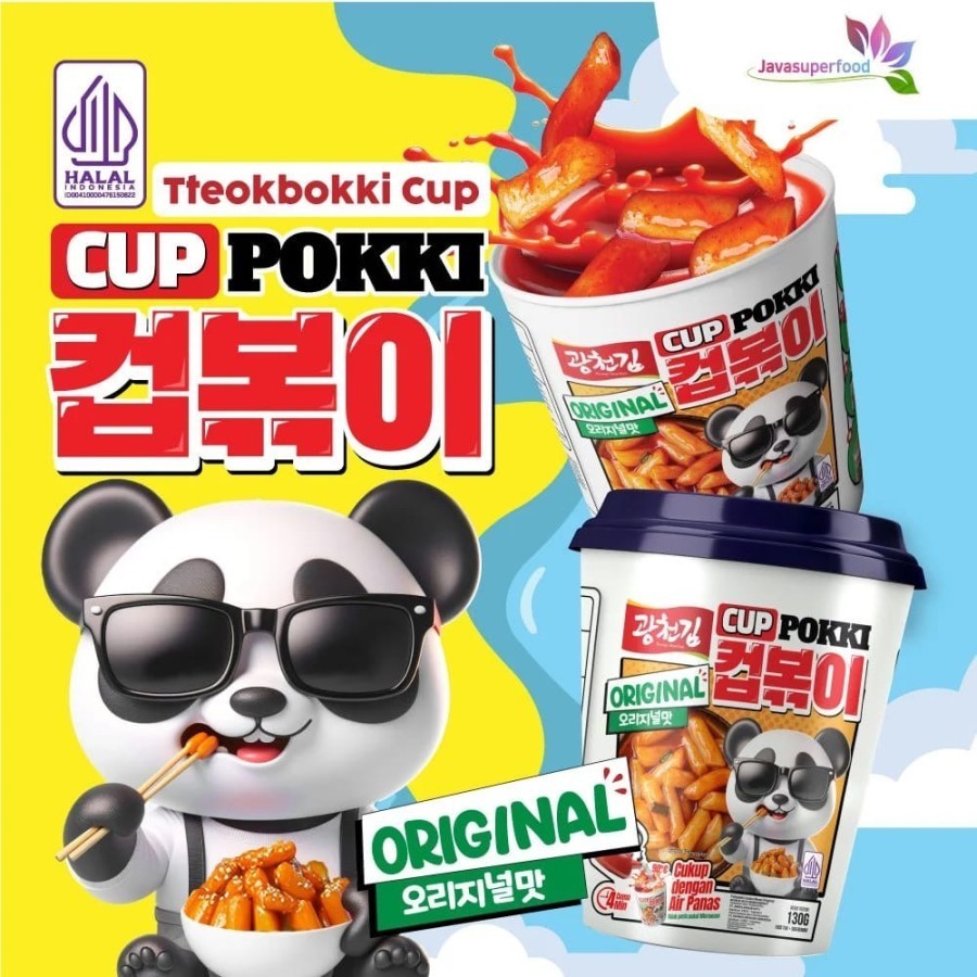 

(PROMO BULAN AGUSTUS!) CUPPOKKI 130g (BUY 2 GET 1 FREE!) HALAL