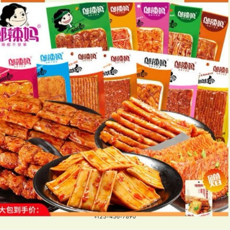 

[HALAL] LA TIAO WULAMA snackimpor - Latiao Wulama Gluten Latiao Snack Makanan Ringan Vegetarian Halal