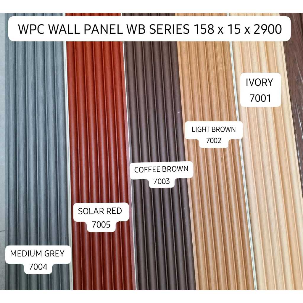 Wood Panel WPC / Wall Panel PVC / Panel Dinding Kayu