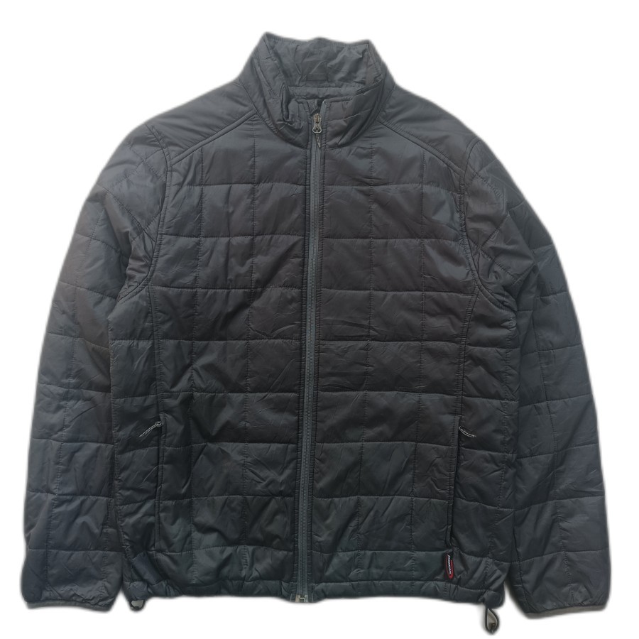 jaket lands end quilted padded jacket lightweight outdoor primaloft