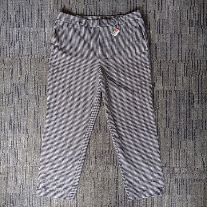 celana kantor uniqlo tartan.35