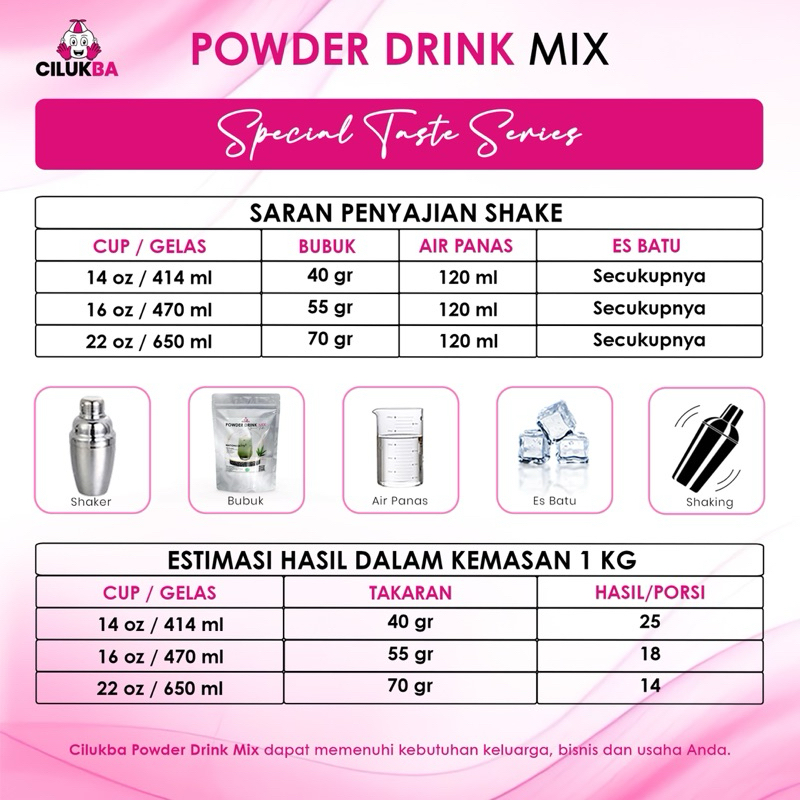 

RB Bubuk Minuman Rasa Taro Latte 1 kg / Powder Drink Mix