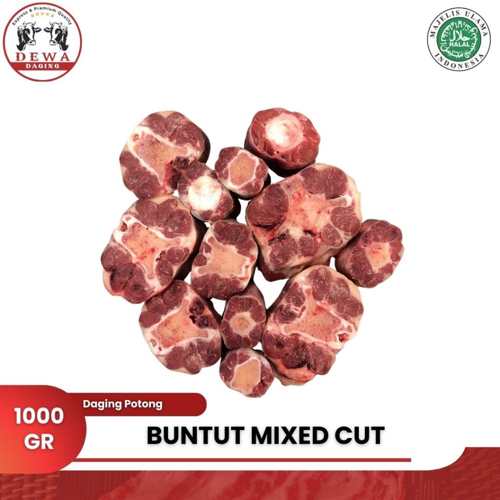 Buntut Sapi Mixed Cut AUS | Beef Oxtail Center & Pangkal Import | Daging Sapi Impor