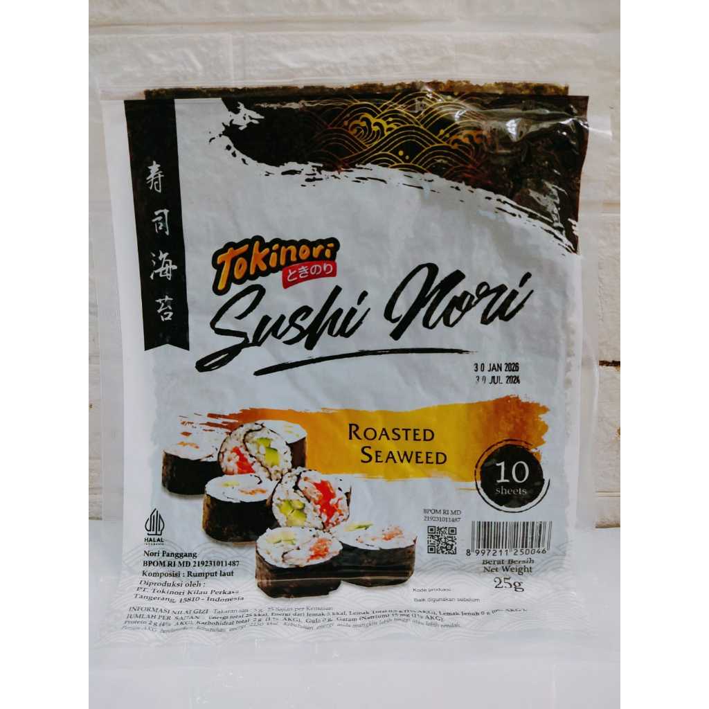 

TOKI NORI/SUSHI NORI 10 LEMBAR