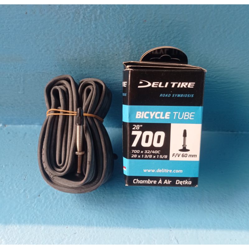 ban dalam sepeda 700c 700 x 32 32c 35 35c 38 38c 40 40c 700x32 700x40 deli tire swallow presta fv 60