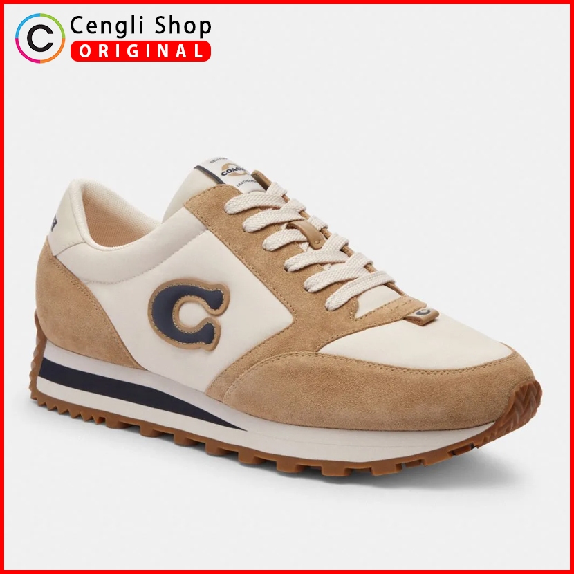 SEPATU KULIT COACH PRIA ORIGINAL ASLI ORI SNEAKERS SNEAKER CASUAL KASUAL SPORT KETS BRANDED TERBARU 