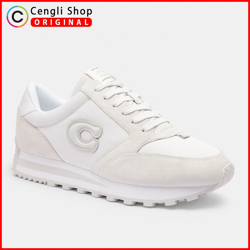 SEPATU KULIT COACH PRIA ORIGINAL ASLI ORI SNEAKERS SNEAKER CASUAL KASUAL SPORT KETS BRANDED TERBARU 