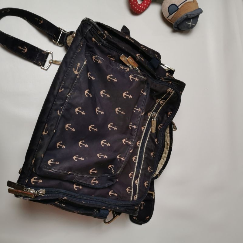 preloved second jujube bff the admiral diaper bag tas popok bayi
