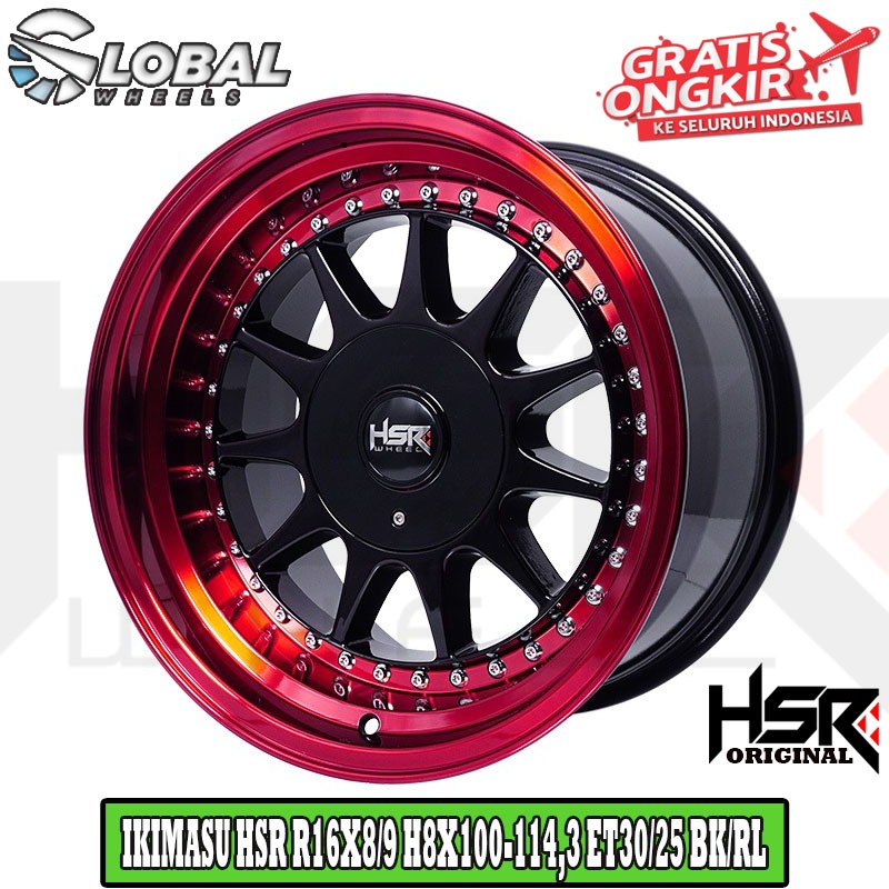 Velg Mobil HSR Ikimasu Ring 16 Celong Buat Mobil Mobilio Avanza Kijang Raize Corolla Livina