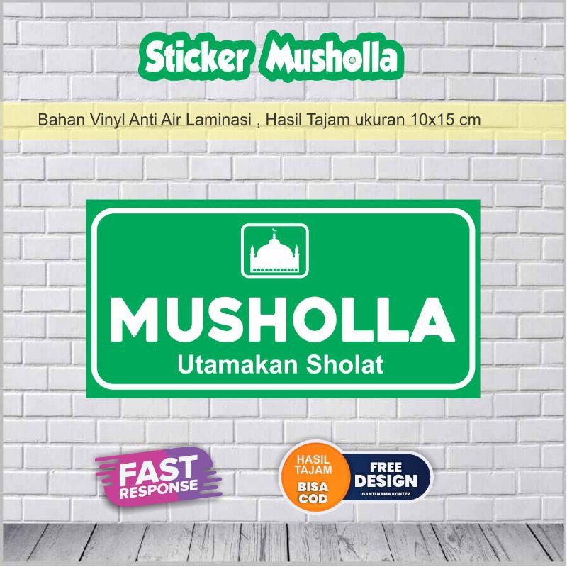 

Sticker Musholla