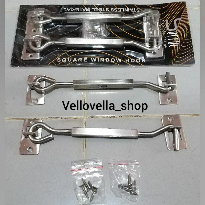 Hak Angin PREMIUM jendela kotak beryl Premium / Hak angin tebal kotak premium panjang -/+ 20cm