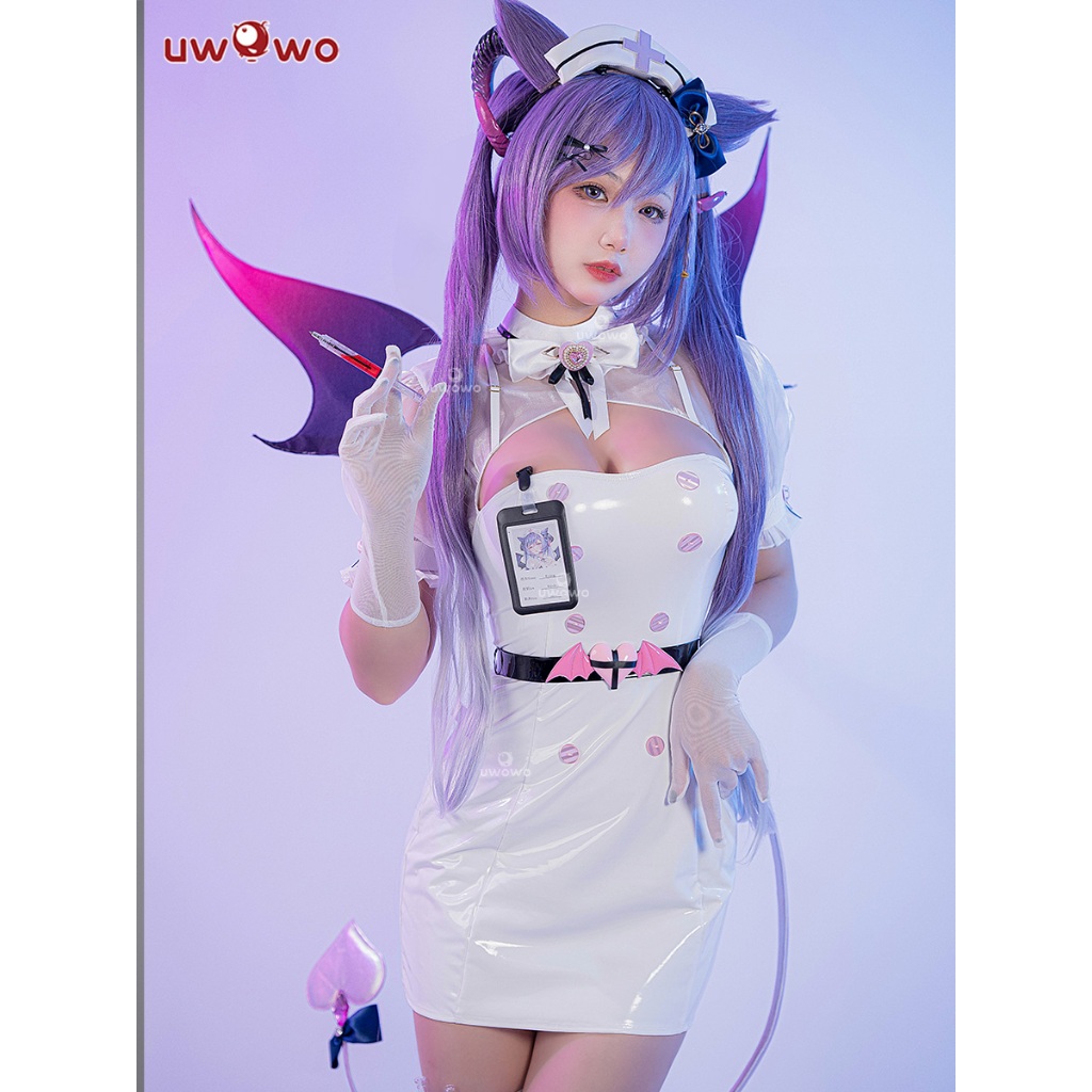 【Uwowo】Genshin Impact cosplay Keqing cosplay Costume and Keqing Wig