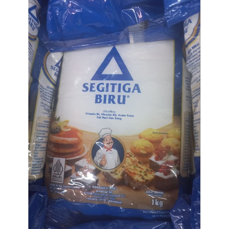 

Tepung Segi Tiga Biru 1 kg