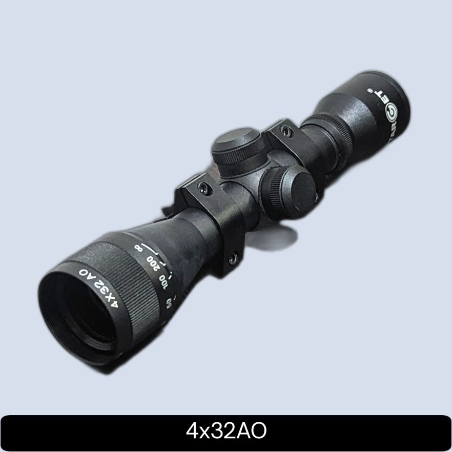 KODE M53E Rifflescope Retarget teleskop 4x32 AO Adjustable Kekeran Object