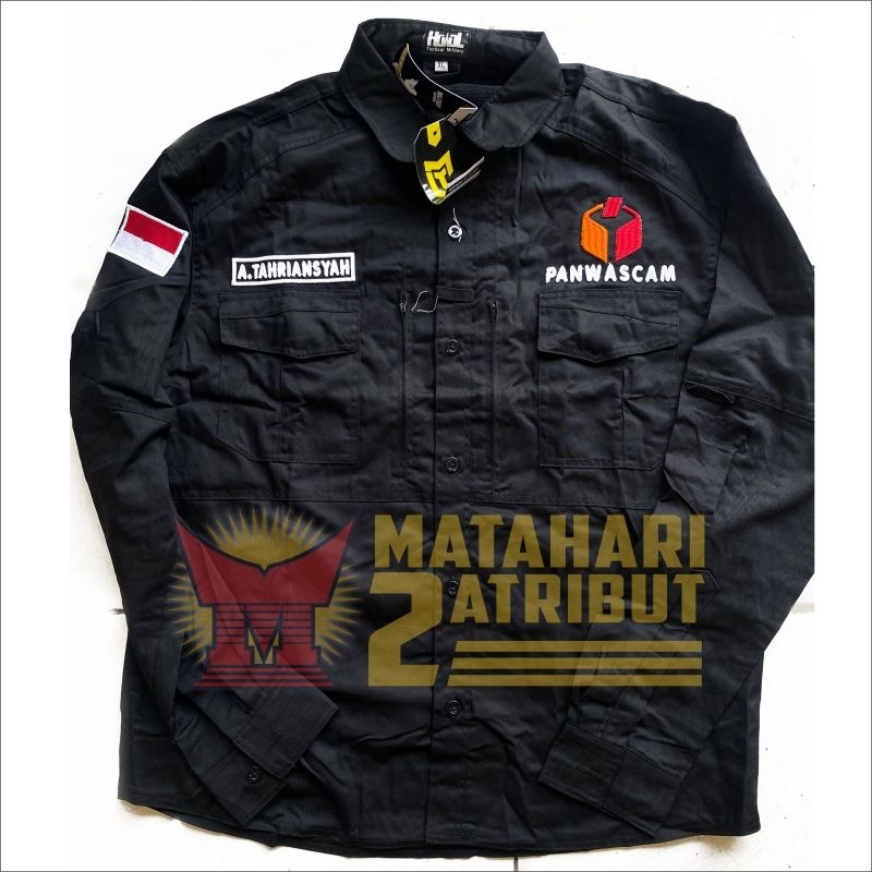 kemeja Bawaslu kemeja panwaslu kemeja kerja kemeja taktical  full bordir