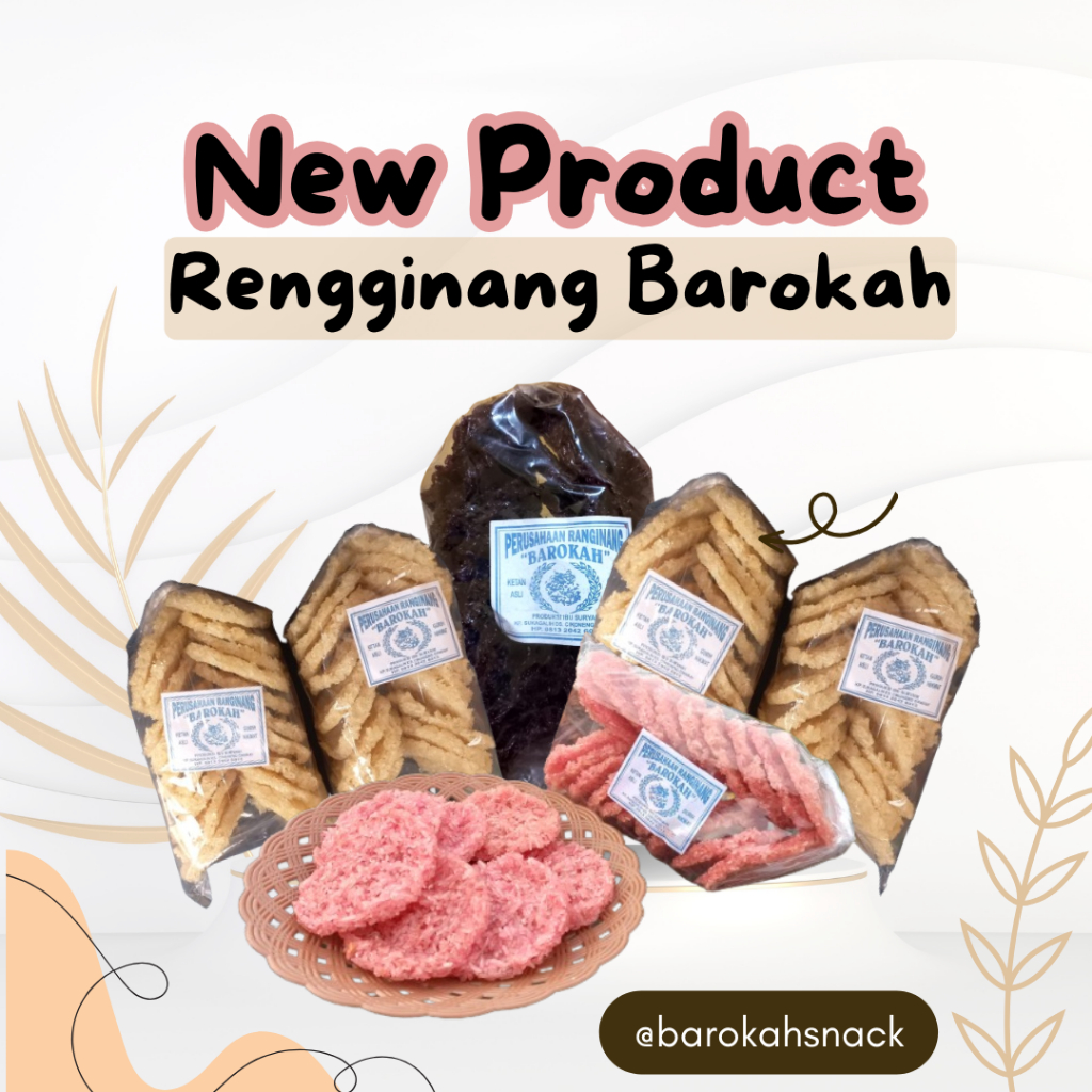 Rengginang Mentah, Rengginang Barokah Premium/ ukuran super