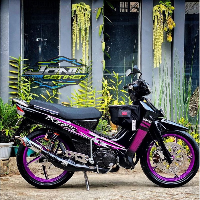 Striping Lis sticker standar ORI yamaha fiz r ungu violet spesial edition stiker Fizr terbaru